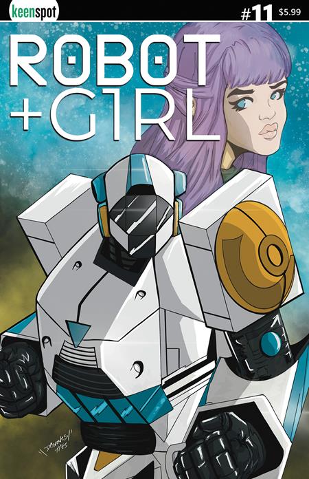 Robot + Girl #11 Deanthony Graves Bagged With Trading Card Cover