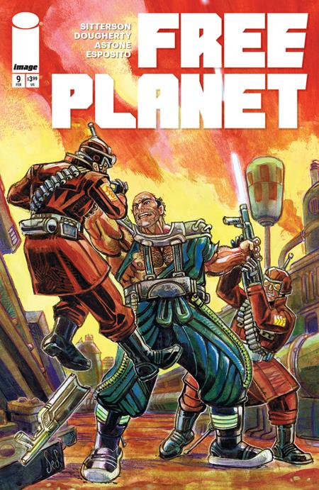 Free Planet #9 Jed Dougherty Cover