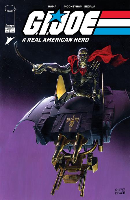 Gi Joe A Real American Hero #325 1:10 Steve Beach Gears Of Joe Variant