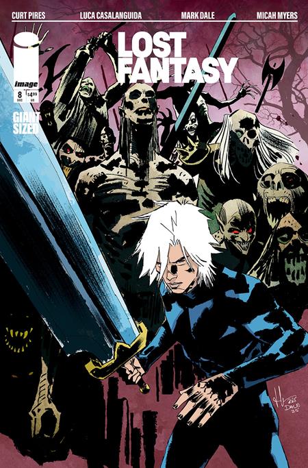 Lost Fantasy #8 Luca Casalanguida Cover