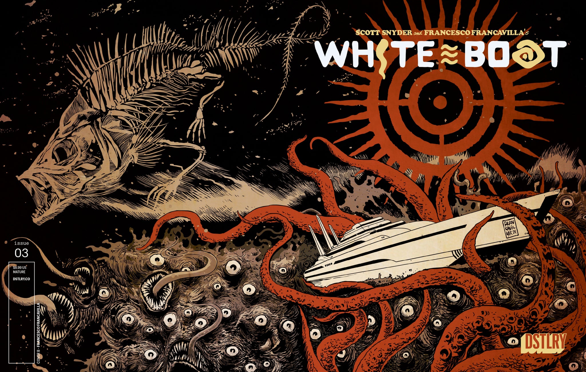 WHITE BOAT #3  FRANCESCO FRANCAVILLA Cover