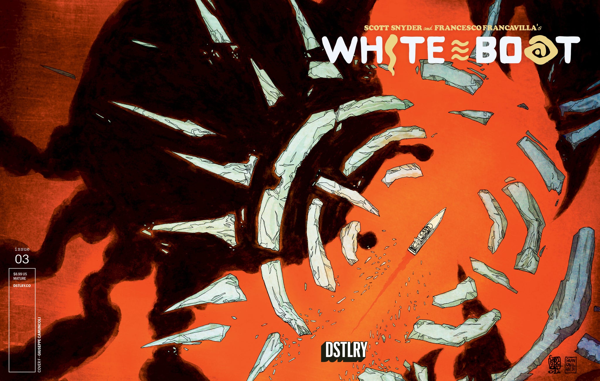 WHITE BOAT #3   GIUSEPPE CAMUNCOLI Cover