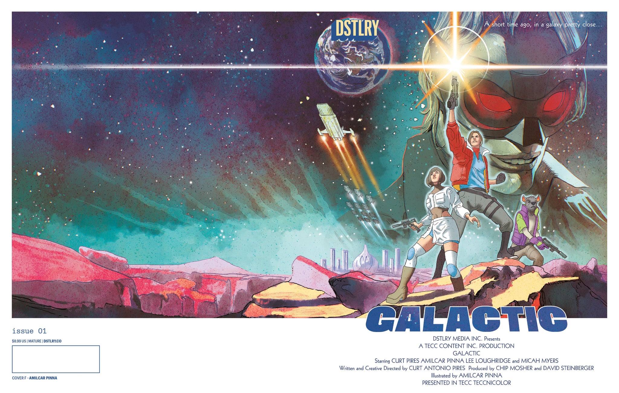 GALACTIC #1  AMILCAR PINNA HOMAGE Cover