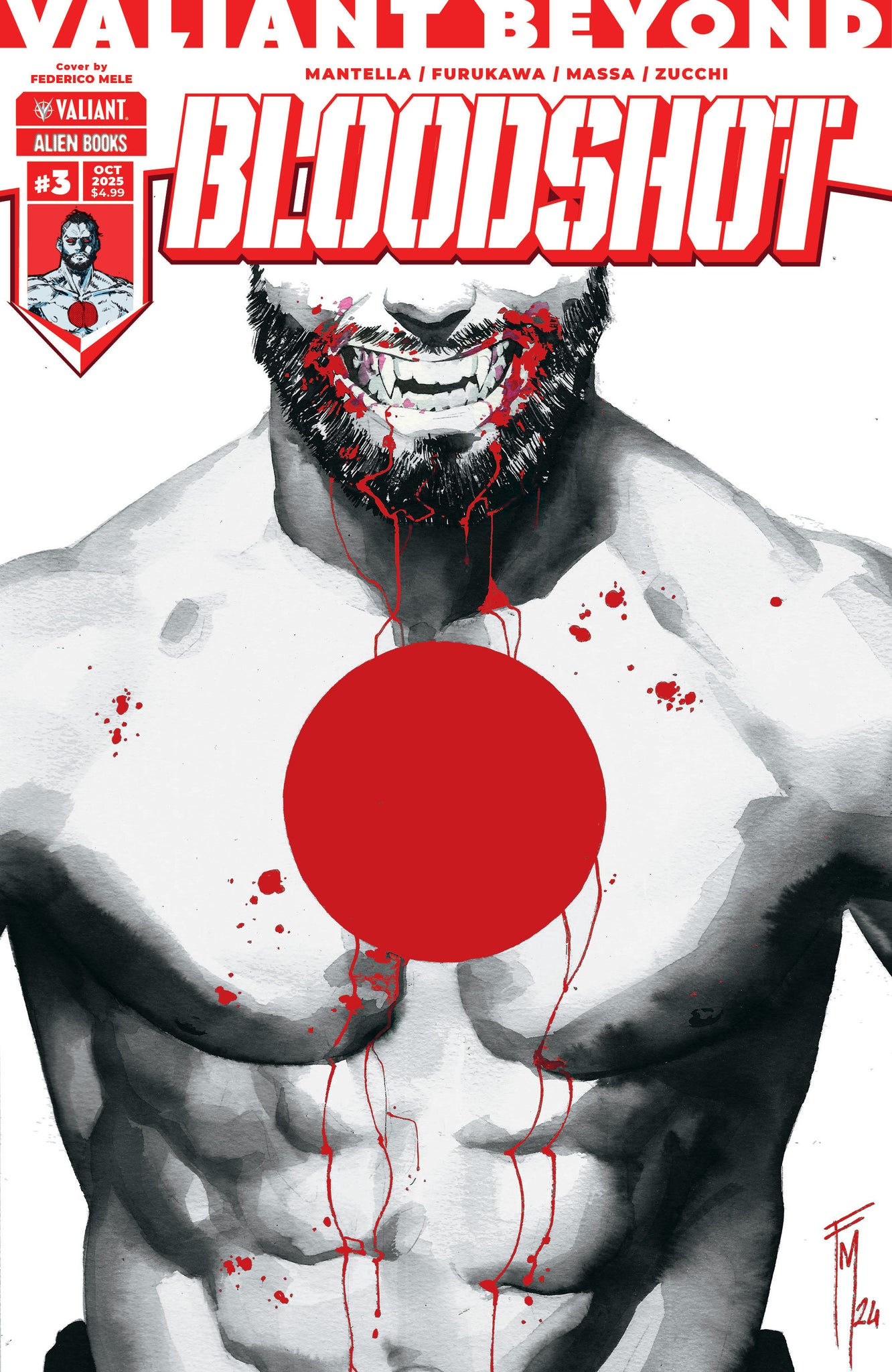 Valiant Beyond: Bloodshot #3 Mele Cover