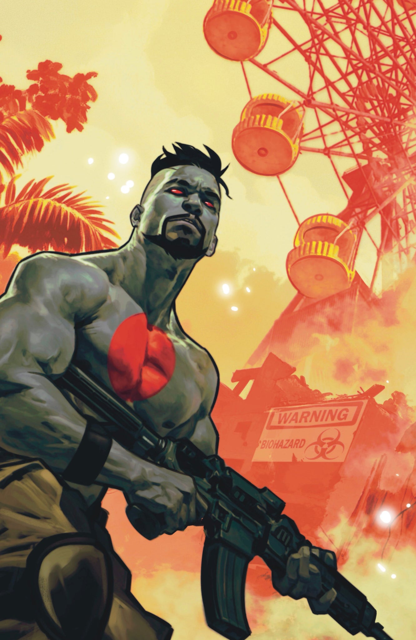 Valiant Beyond: Bloodshot #4--Man Made Hell #1  Tomaselli Full Art Cover