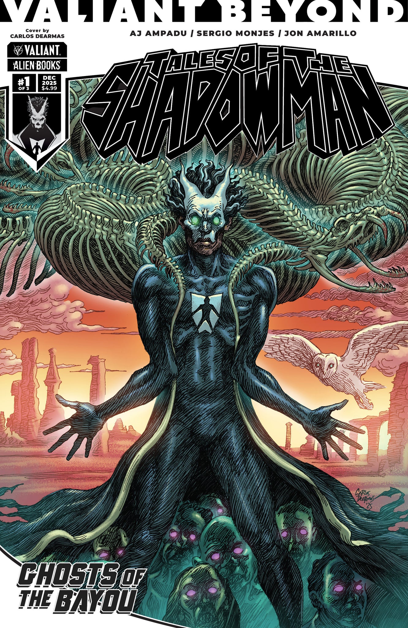 Valiant Beyond: Tales Of The Shadowman #4--Ghosts Of The Bayou #1  Dearmas Cover