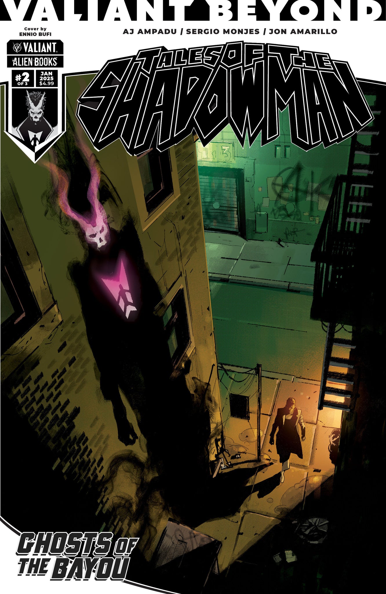 Valiant Beyond: Tales Of The Shadowman #5--Ghosts Of The Bayou #2  Bufi Cover