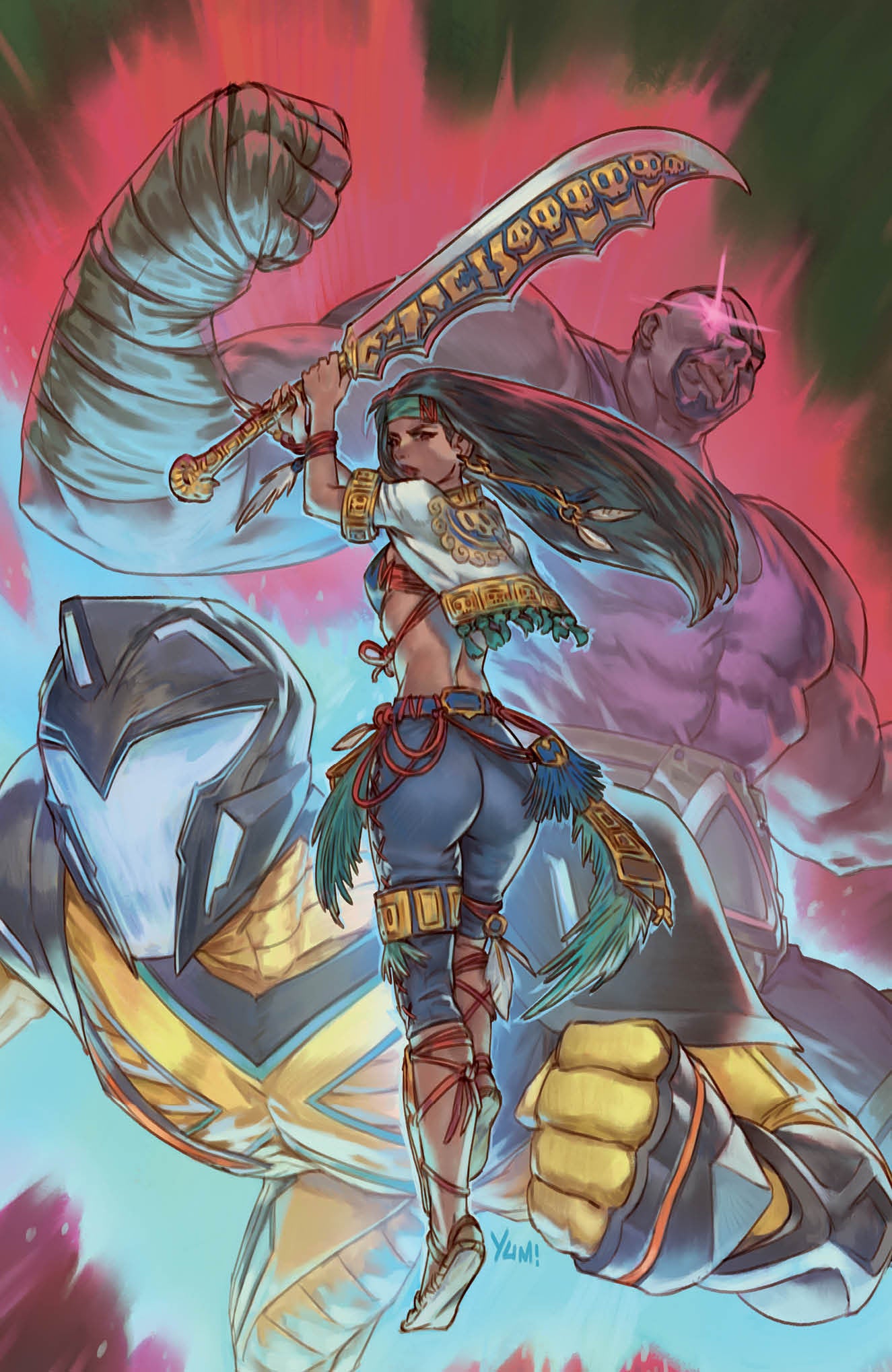 Valiant Beyond: The X-O Manowar #2  Curzi Full Art Cover