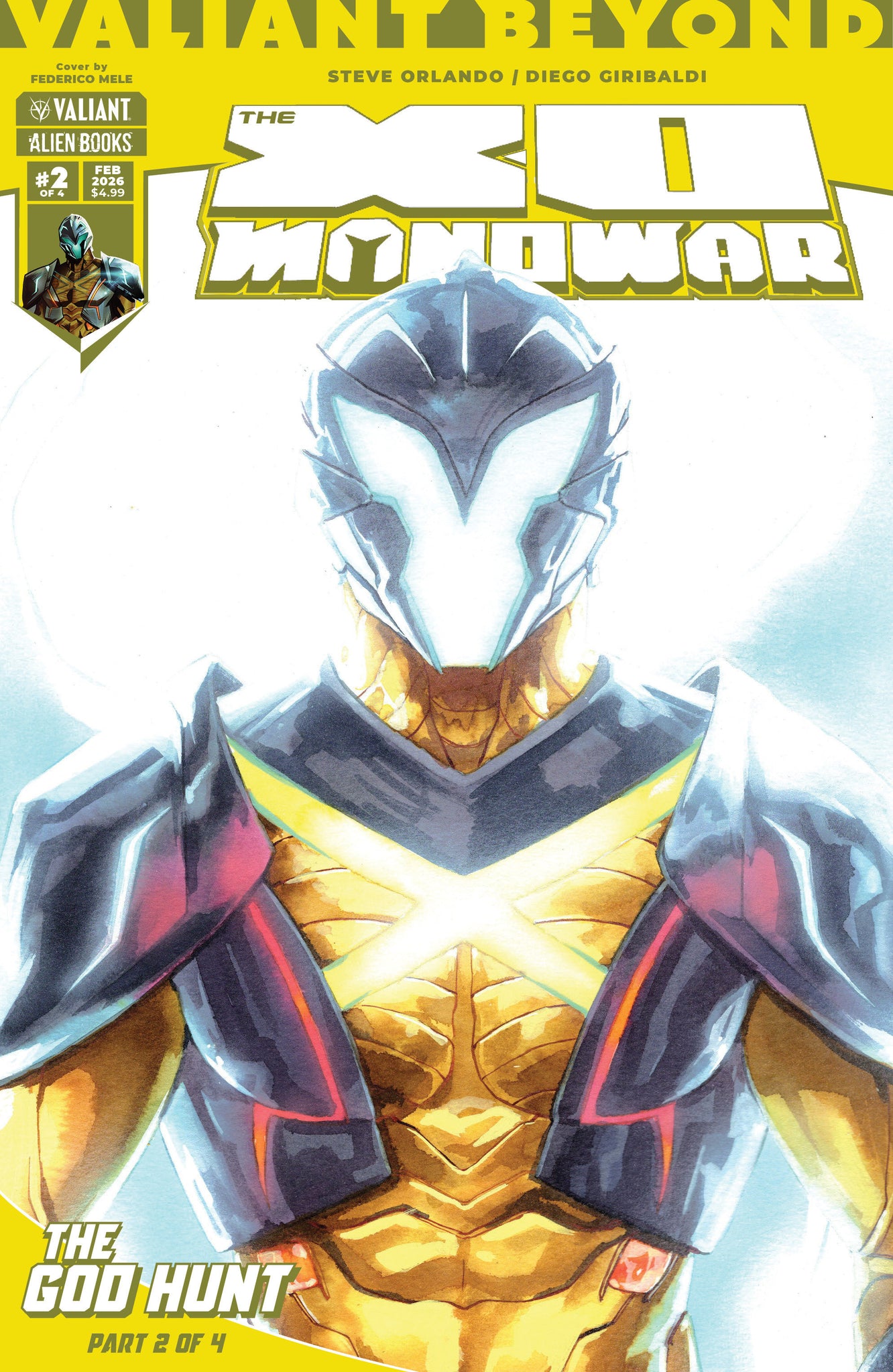 Valiant Beyond: The X-O Manowar #6--The God Hunt #2 Mele Cover