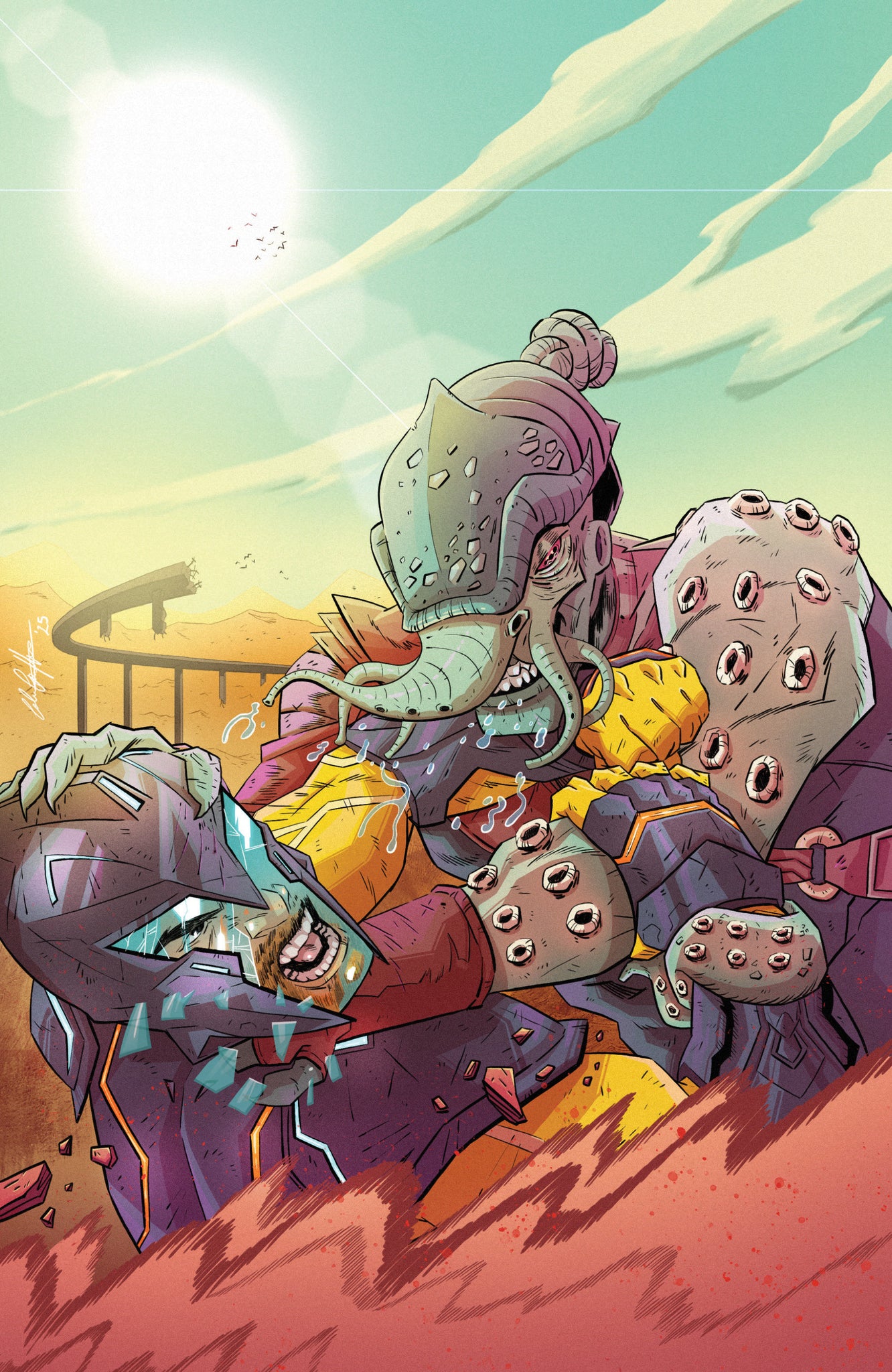 Valiant Beyond: The X-O Manowar #6--The God Hunt #2 Griffin Full Art Cover