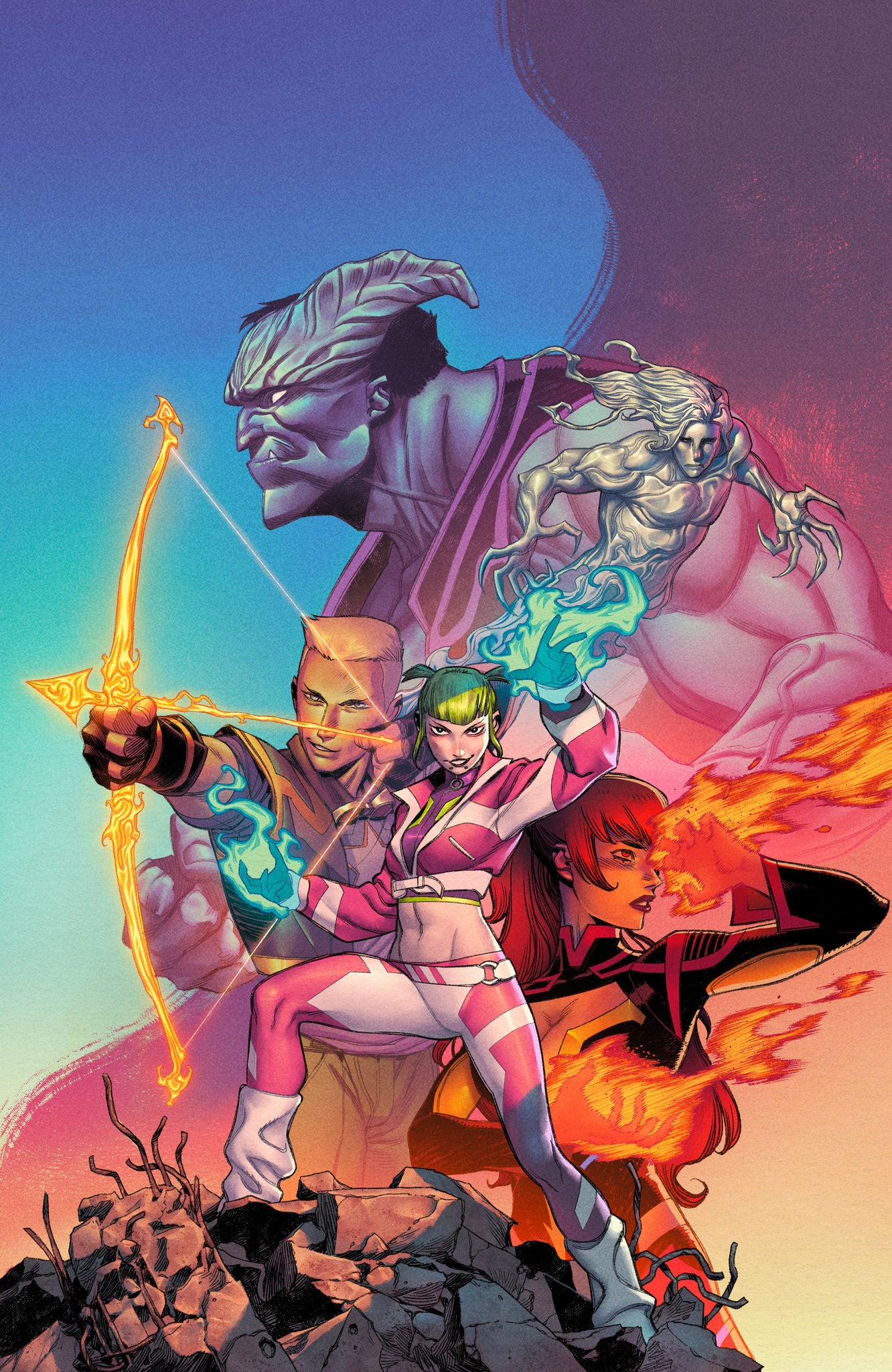 Valiant Beyond: All-New Harbinger #4--It Never Stops #1  Rocha Full Art Cover