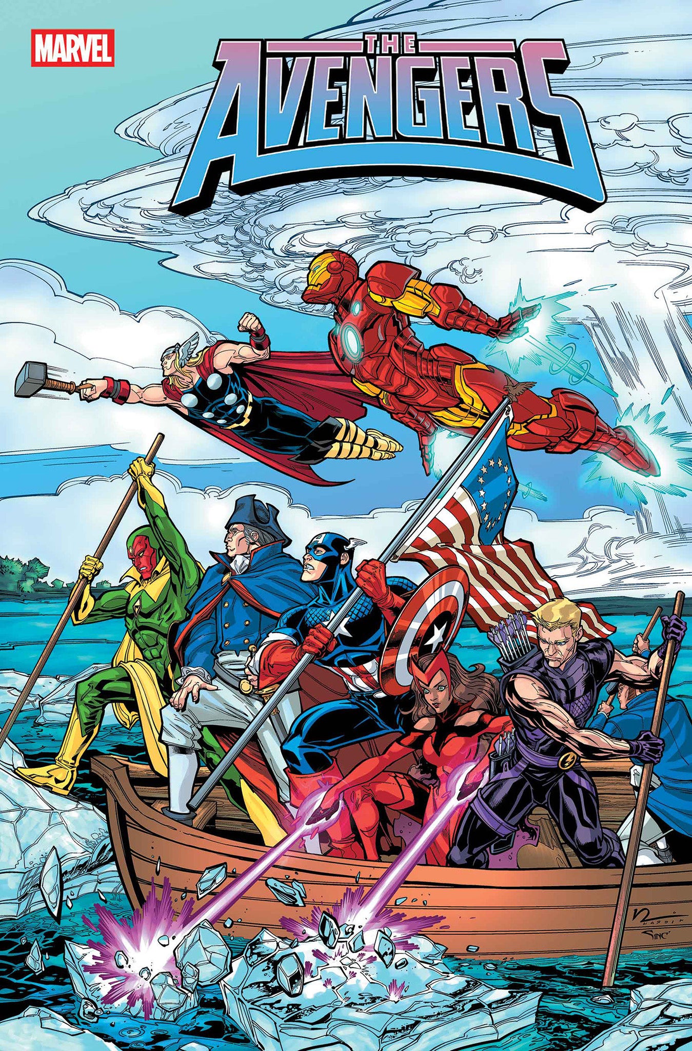 Avengers #33 Chad Hardin 250th Homage  Cover