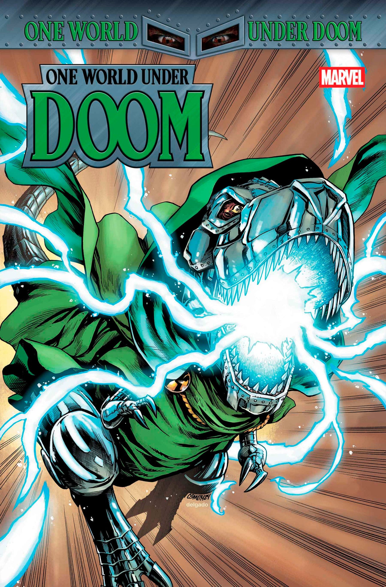 One World Under Doom #4 Cory Smith Doomasaur Cover