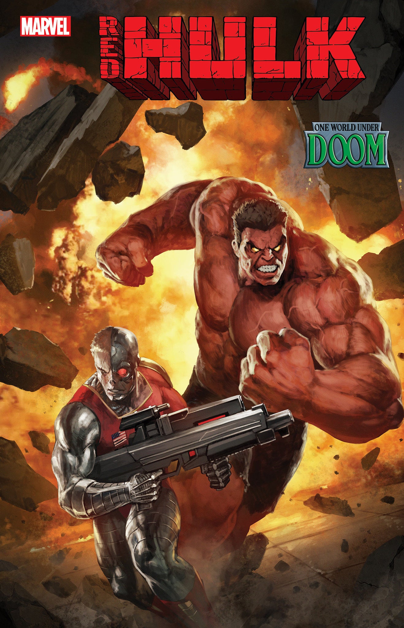 Red Hulk #2 Skan Cover [DOOM]