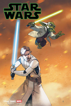 Star Wars #7 Bengal Yoda & Obi-Wan Jedi Knights Cover
