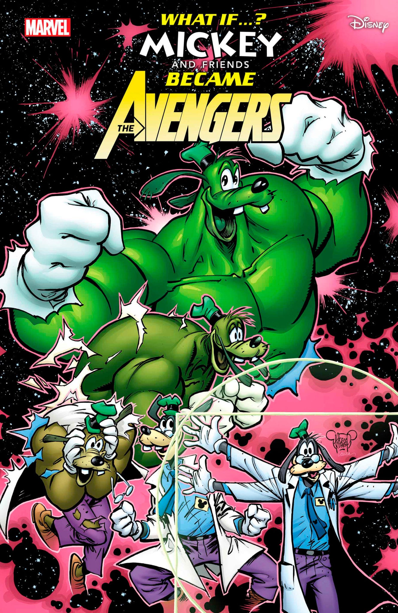 Marvel & Disney: What If...? Mickey & Friends Became The Avengers #1 Adam Kubert  Cover