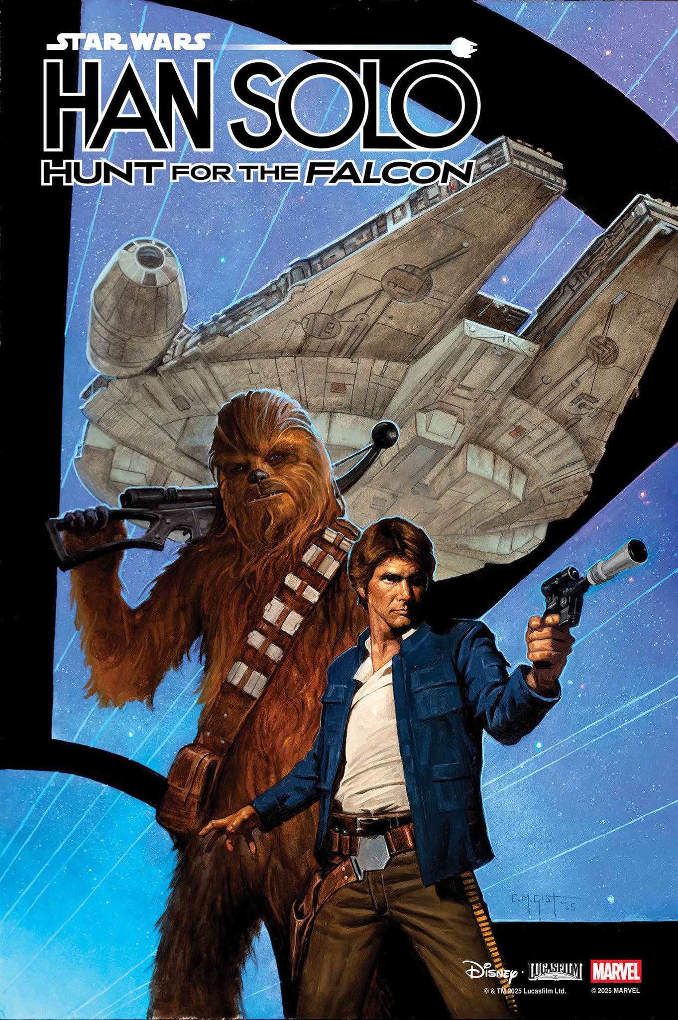 Star Wars: Han Solo - Hunt For The Falcon #4 E.M. Gist  Cover