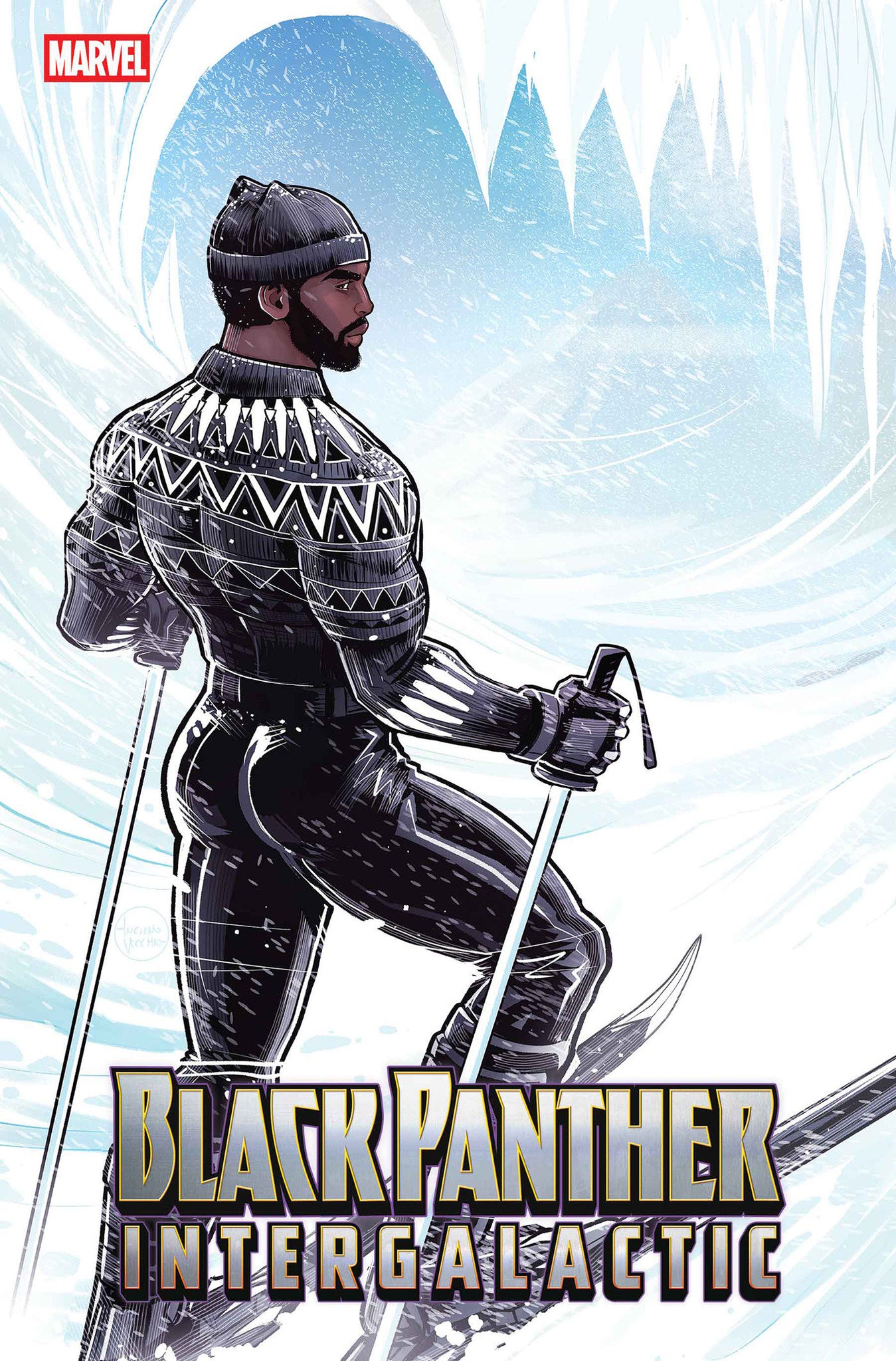 Black Panther: Intergalactic #1 Luciano Vecchio Winter Break  Cover