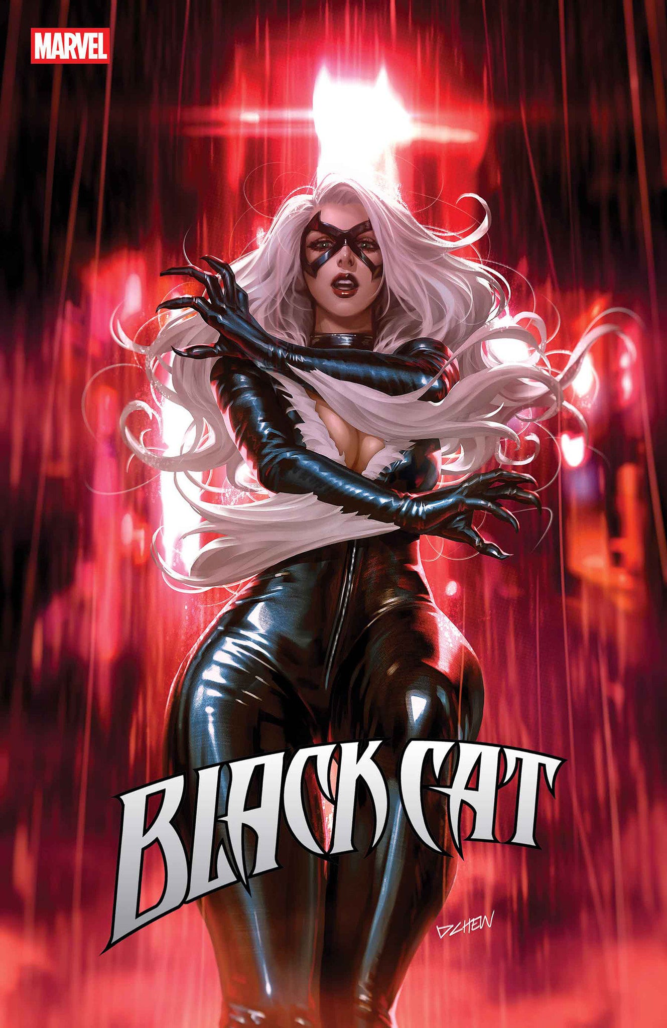 Black Cat #4 Derrick Chew Black Cat Cover