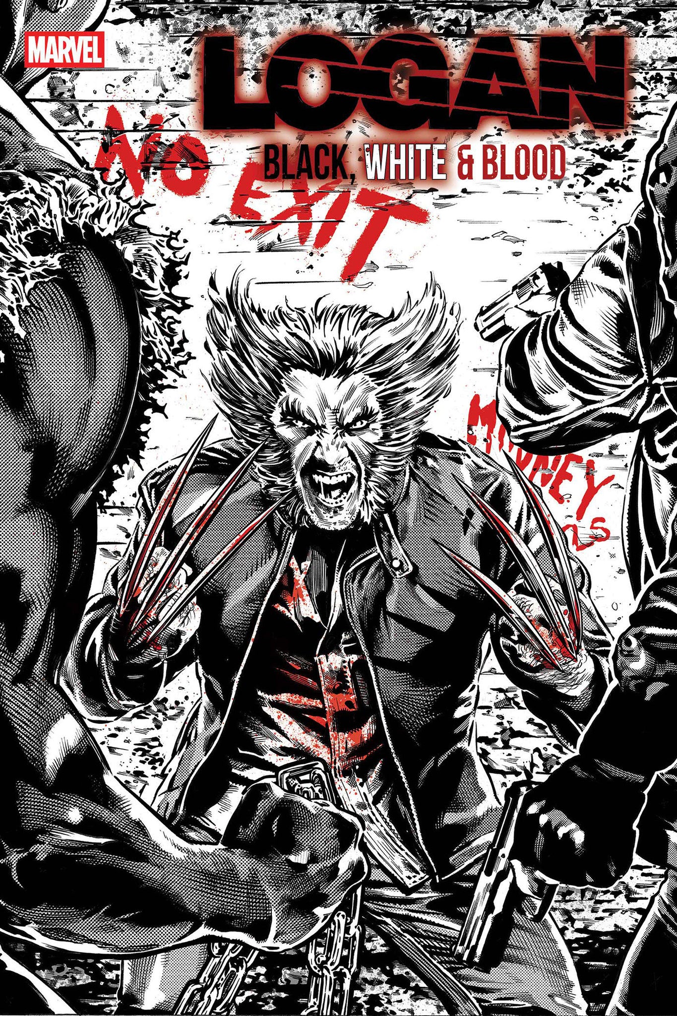 Logan: Black, White & Blood #2 Stephen Mooney Cover