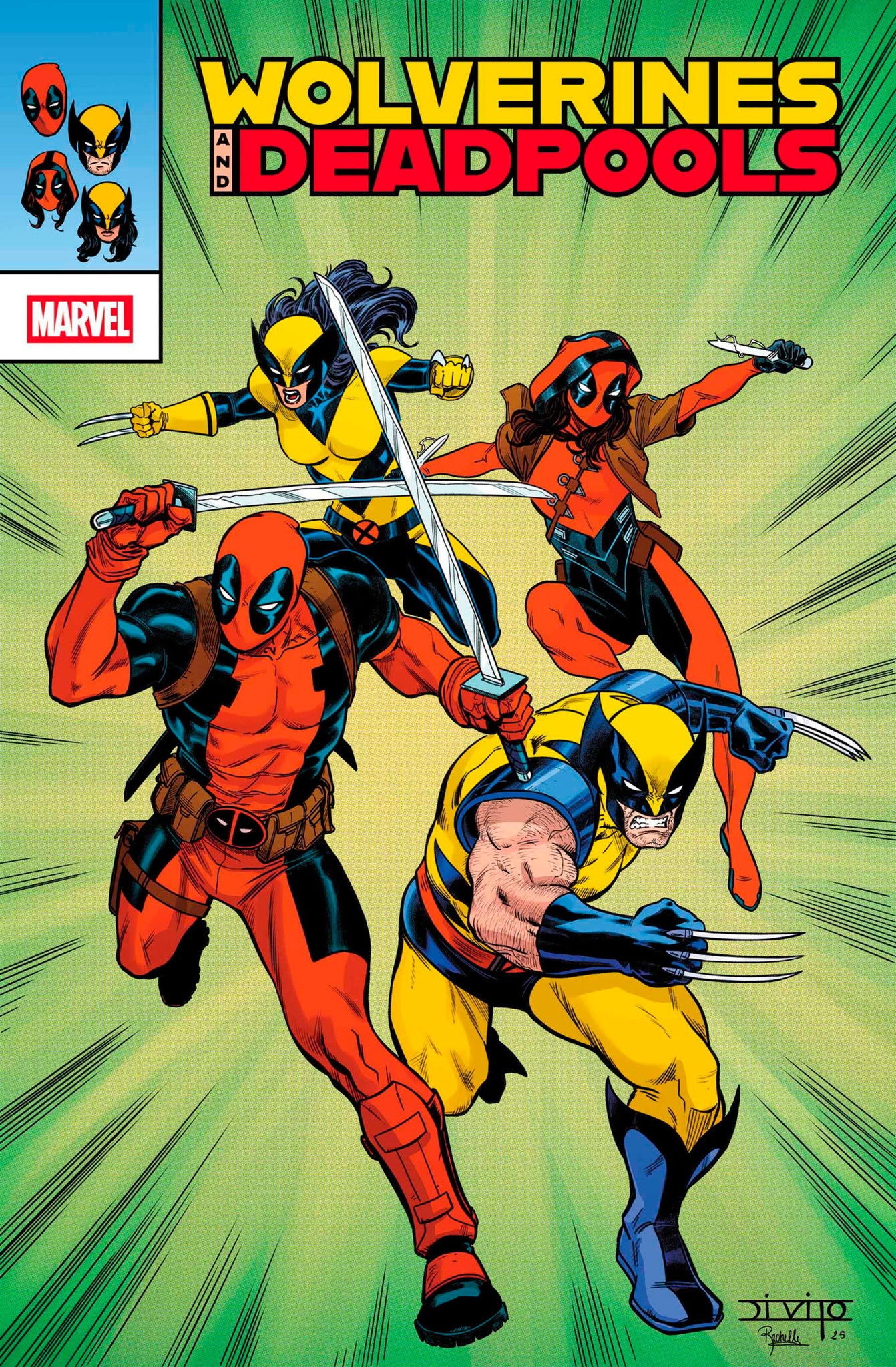 Wolverines & Deadpools #1 Andrea Di Vito Retrovision Cover