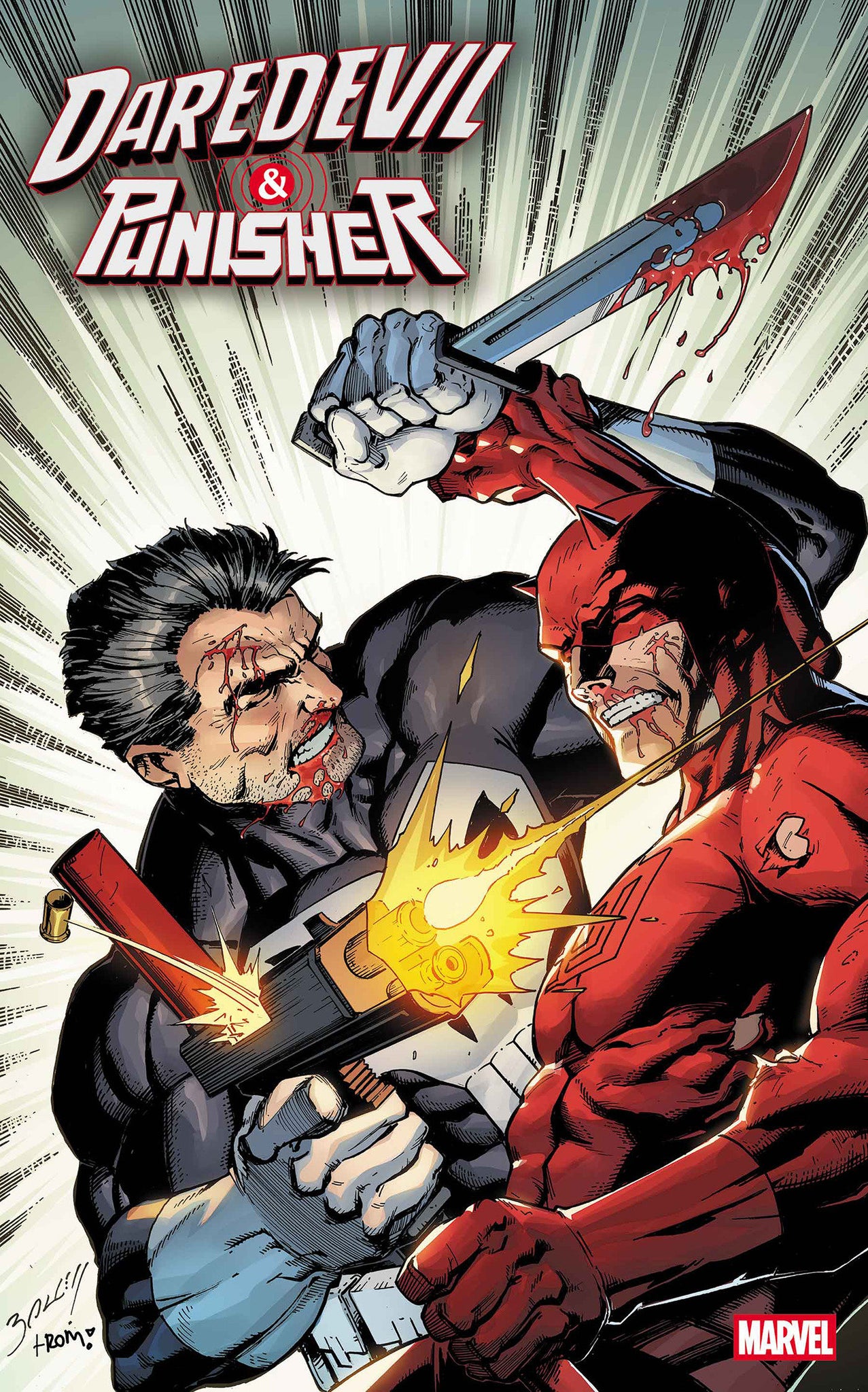 Daredevil / Punisher: The Devil's Trigger #2 Mark Bagley  Cover
