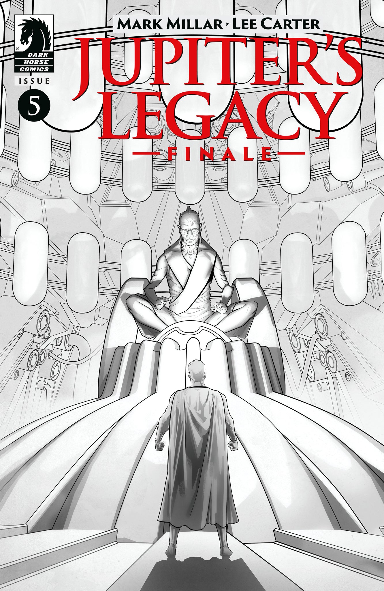 Jupiter's Legacy: Finale #5  B&W Lee Carter Cover