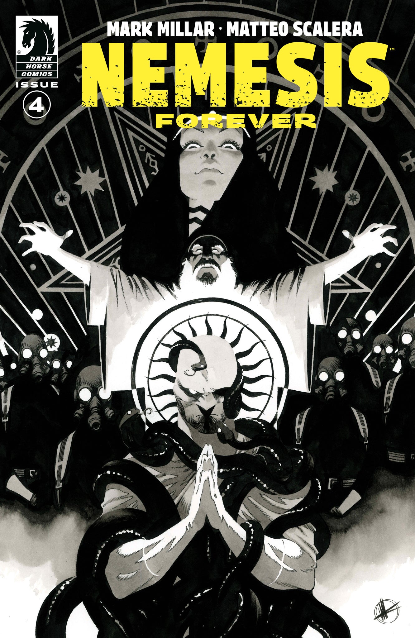 Nemesis Forever #4 B&W Matteo Scalera Cover