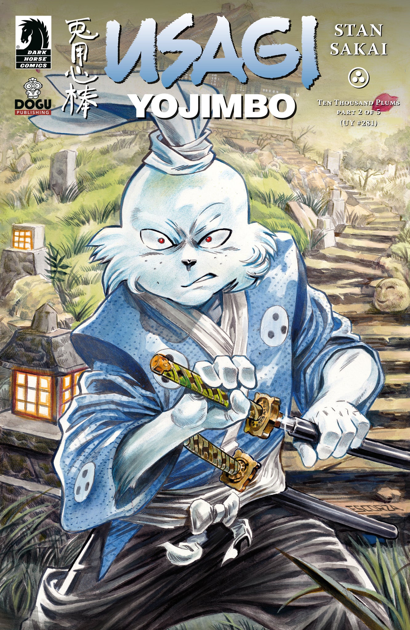 Usagi Yojimbo: Ten Thousand Plums #2 Escorza Brothers Cover