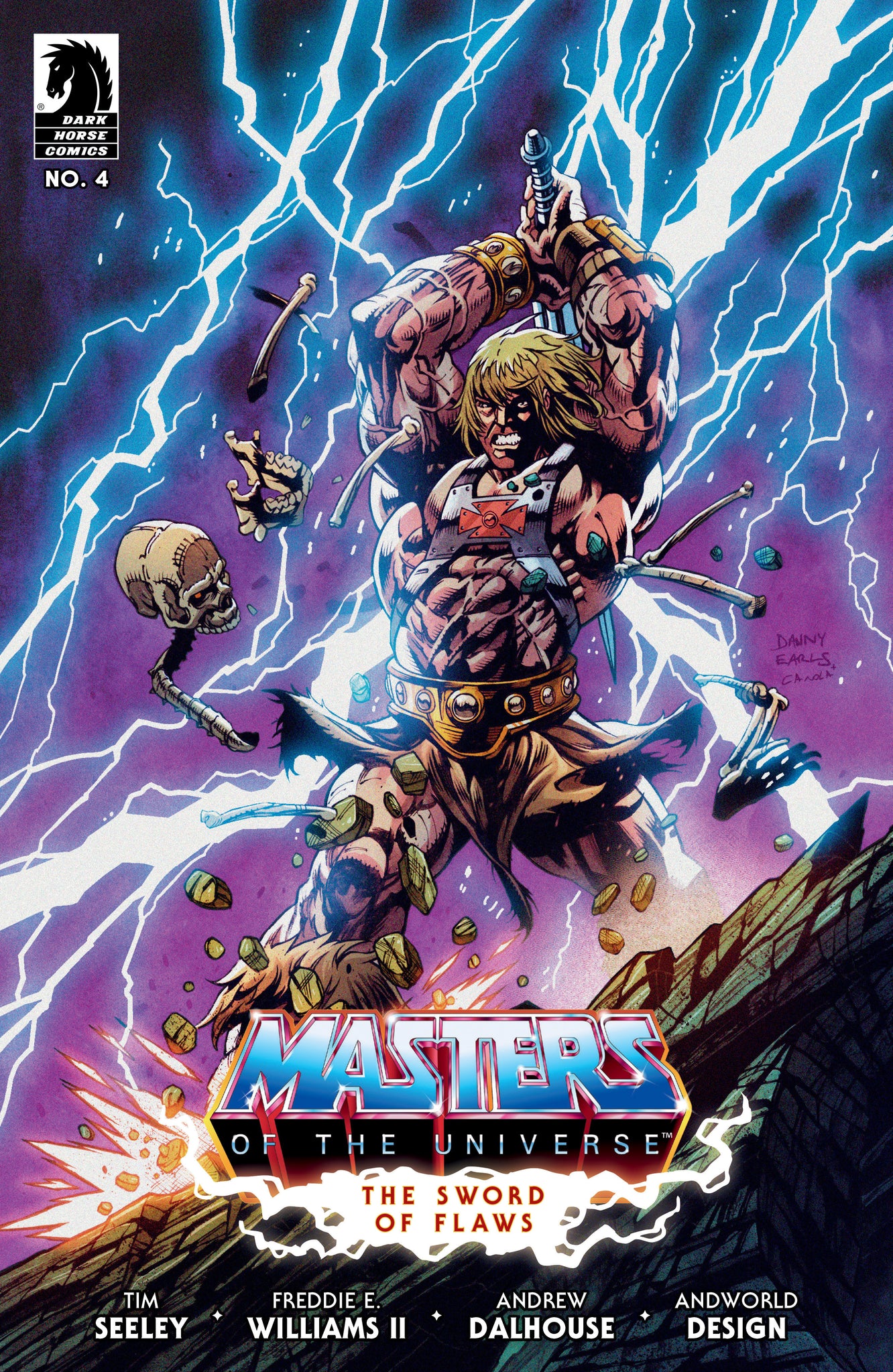 He-Man And The Masters Of The Universe: The Sword Of Flaws Part 4  Dan Earls Cover