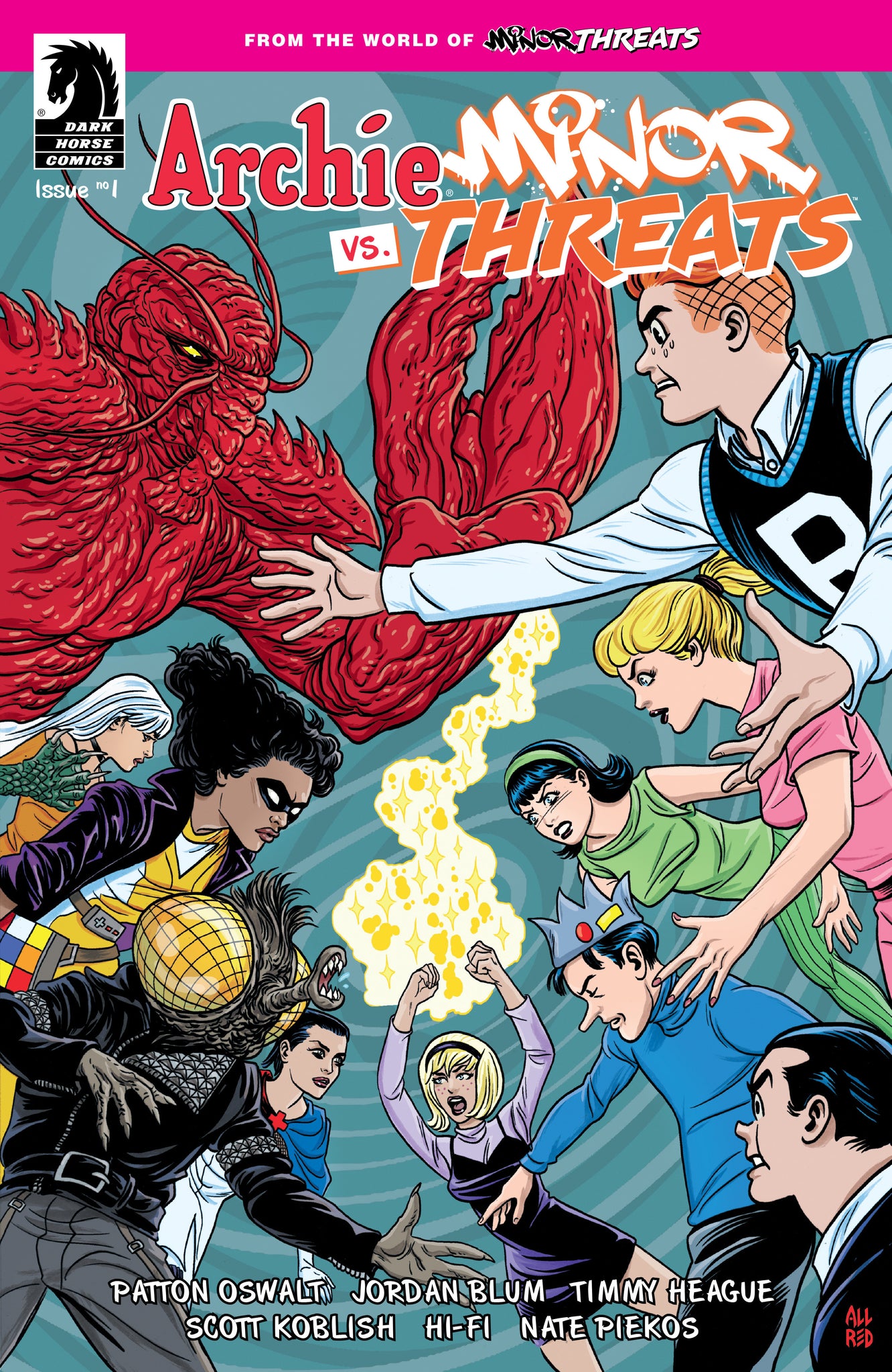Archie Vs Minor Threats #1 Mike Allred Cover