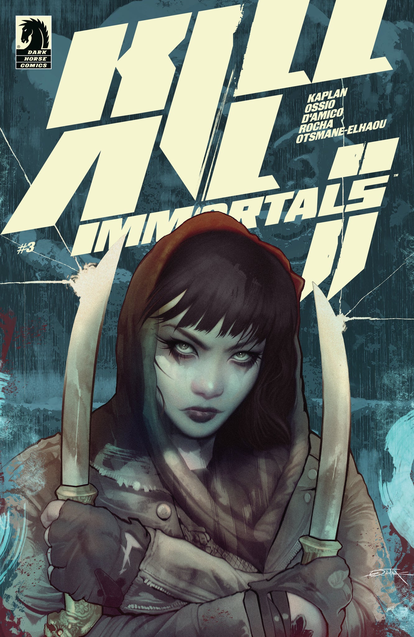 Kill All Immortals Ii #3 Dan Quintana Cover