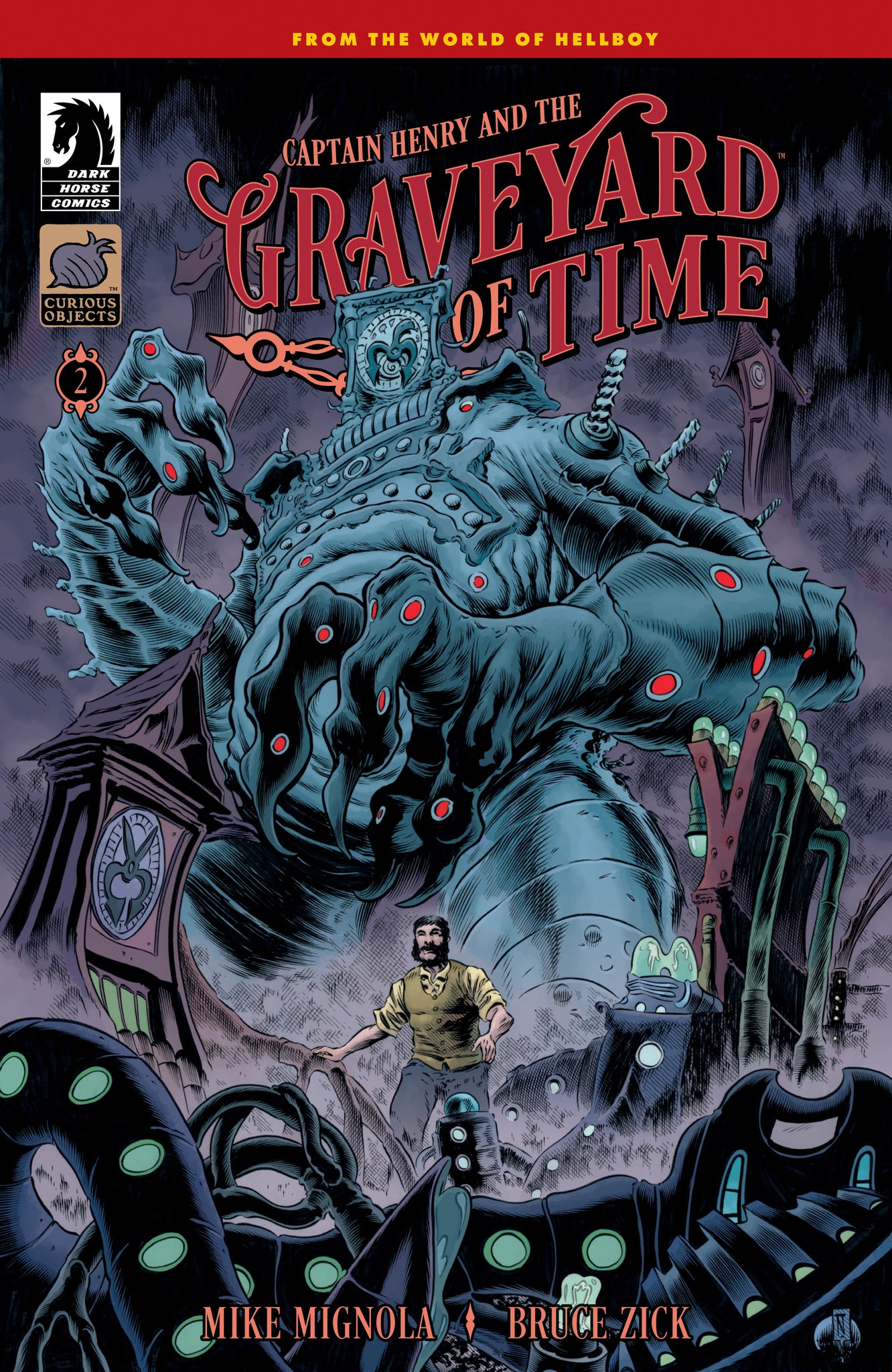 Captain Henry And The Graveyard Of Time #2 Troy Nixey Cover