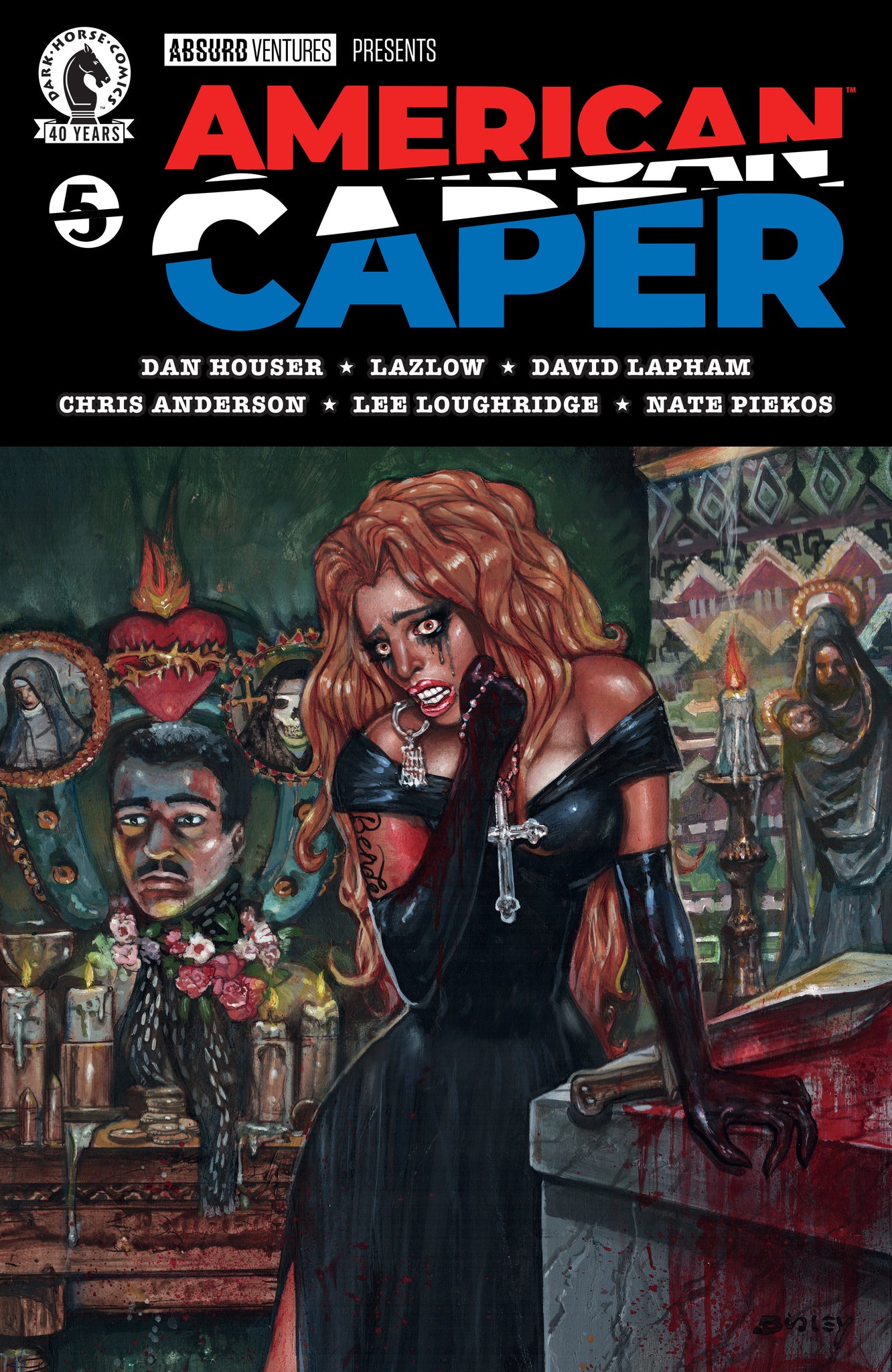 American Caper #5  Simon Bisley Cover