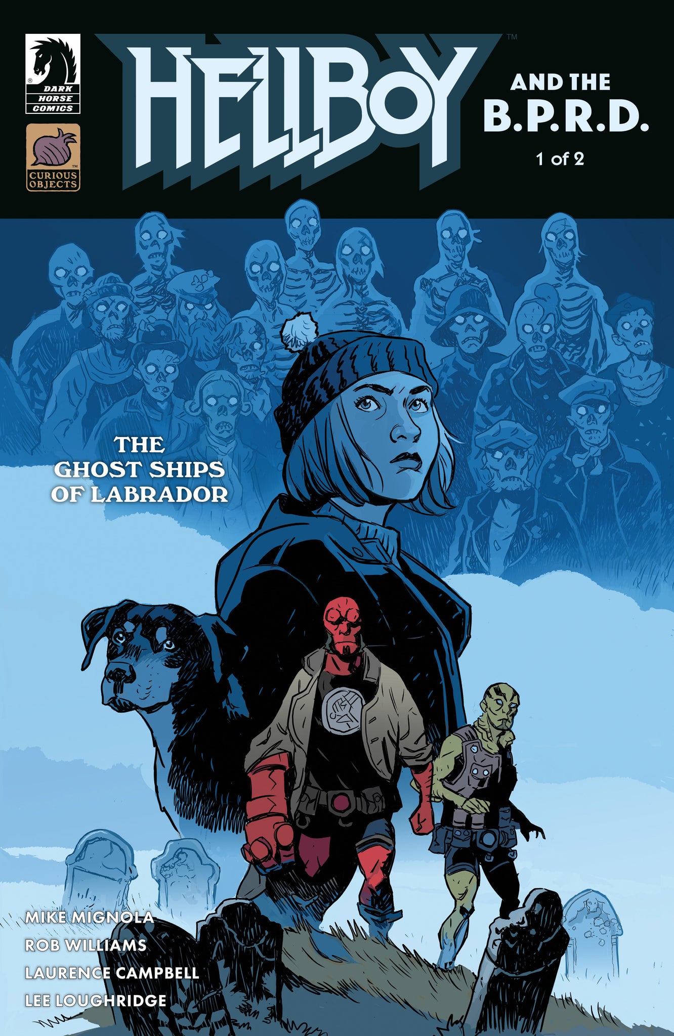 Hellboy and the B.P.R.D.: The Ghost Ships of Labrador #1 Matt Smith Cover