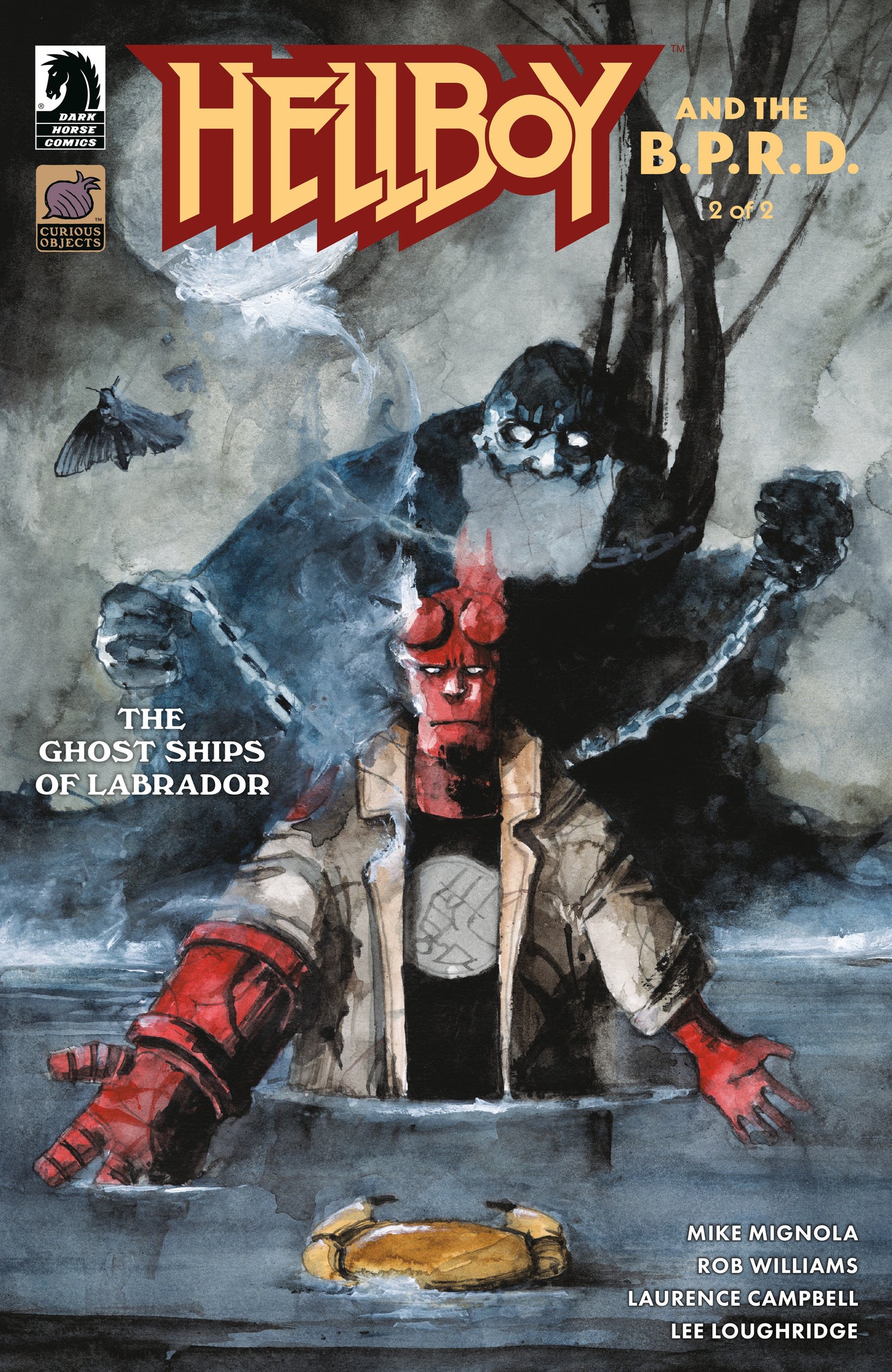 Hellboy And The B.P.R.D.: The Ghost Ships Of Labrador #2  Daniele Serra Cover