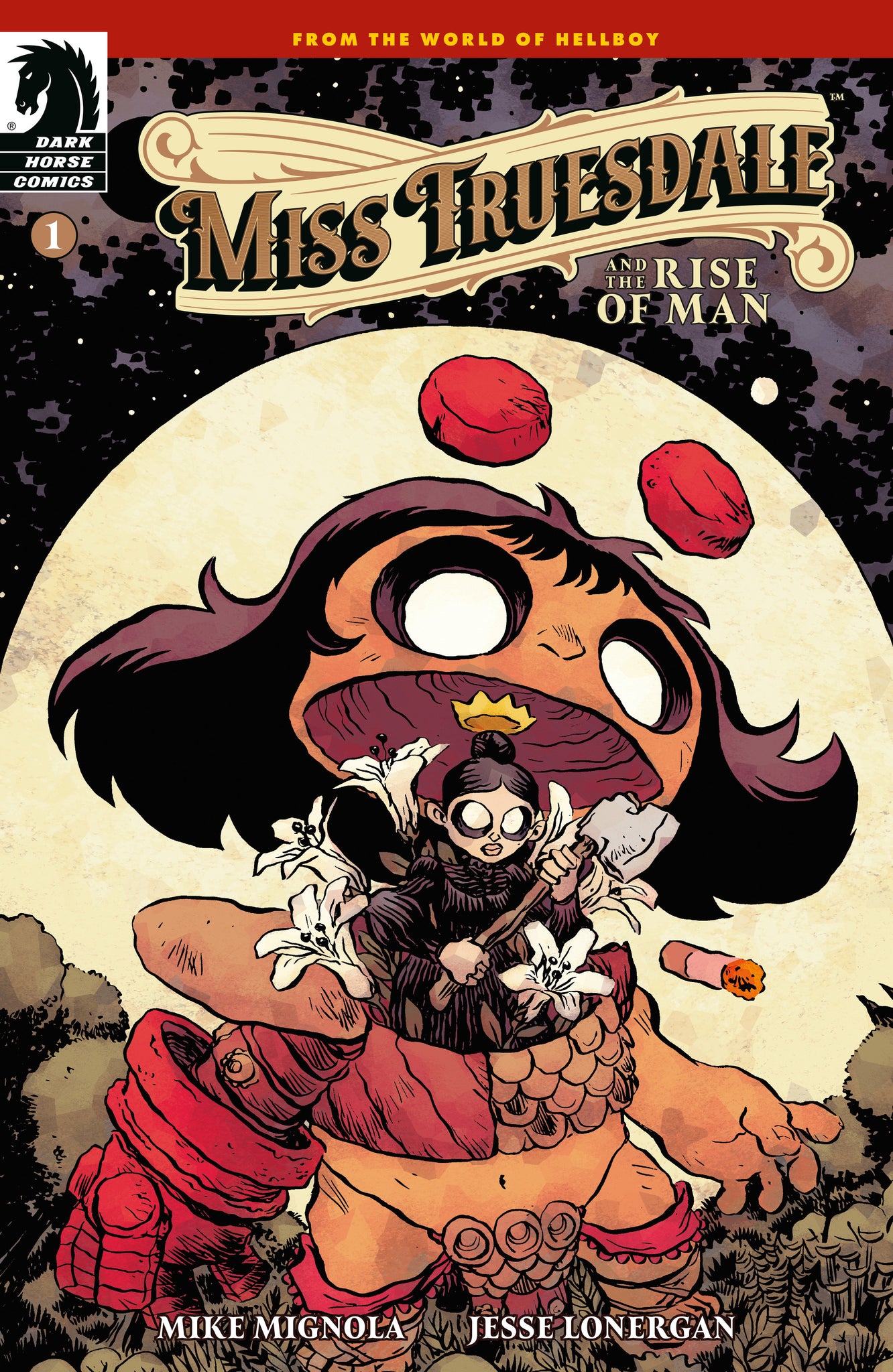 Miss Truesdale And The Rise Of Man #1 Jesse Lonergan Cover
