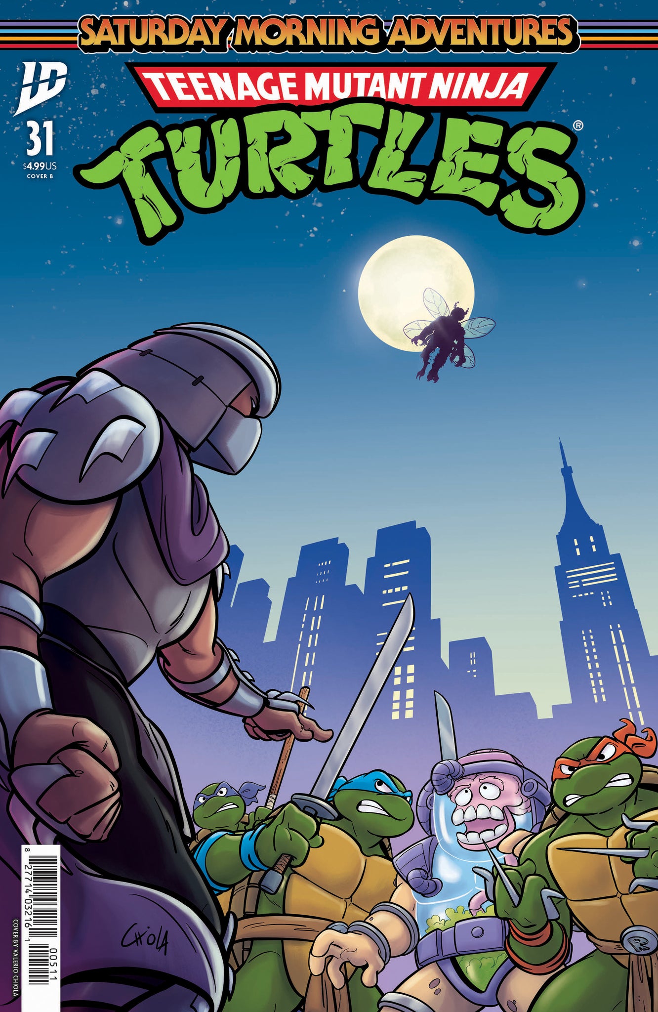 Teenage Mutant Ninja Turtles: Saturday Morning Adventures #31  Chiola  Cover