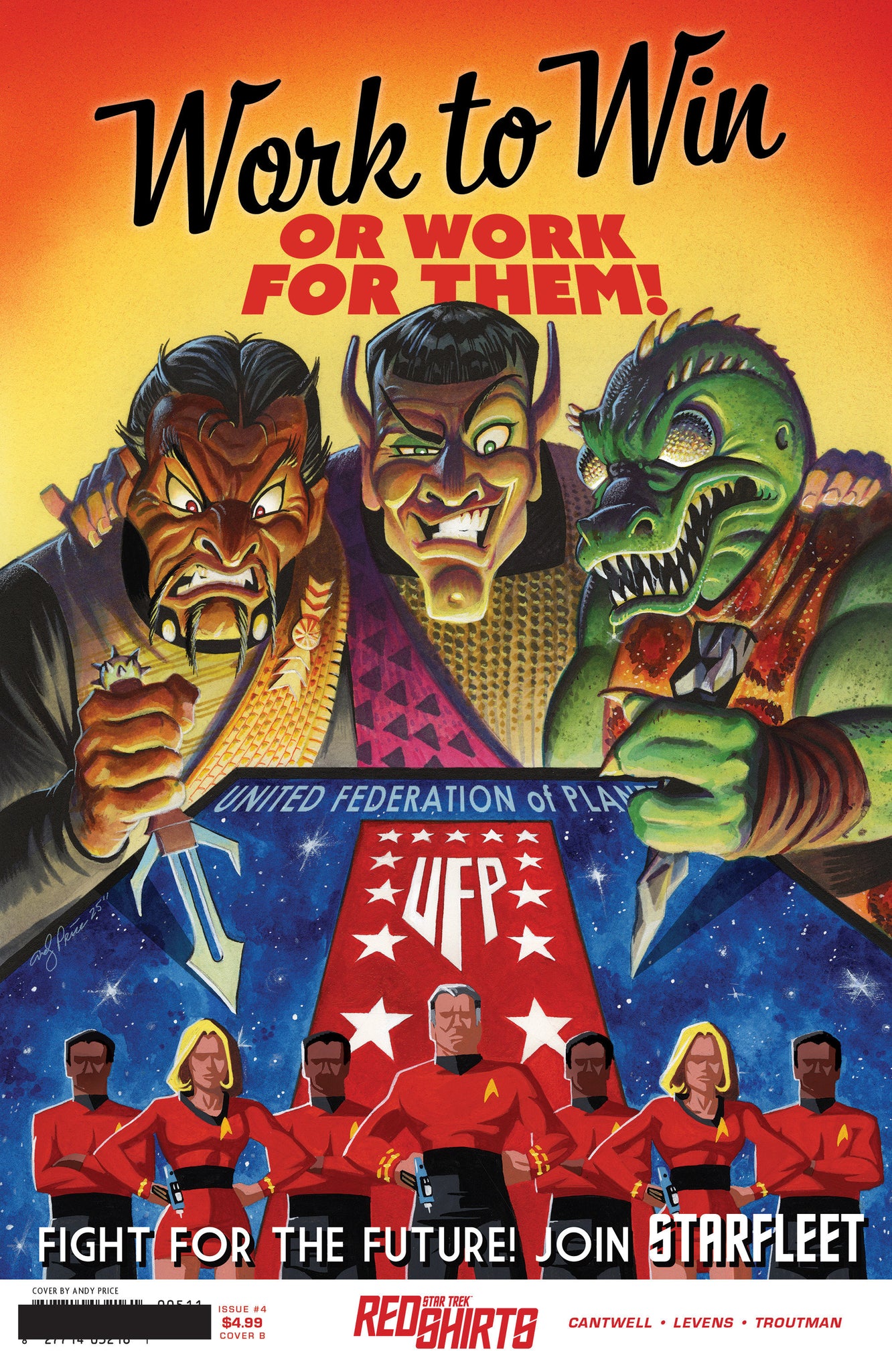 Star Trek: Red Shirts #4 Price Federation Recruitment Cover