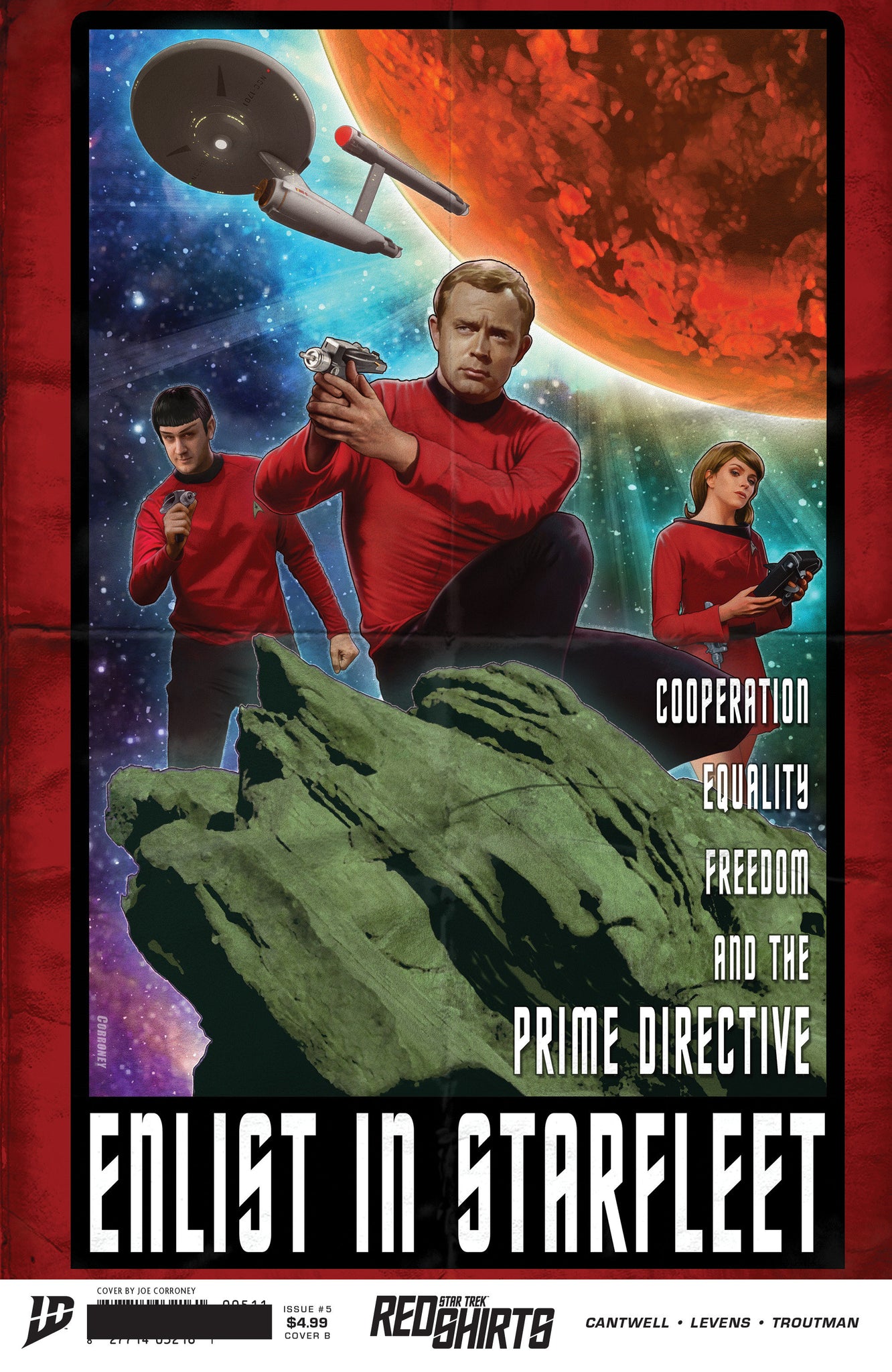 Star Trek: Red Shirts #5  Corroney federation Recruitment Cover