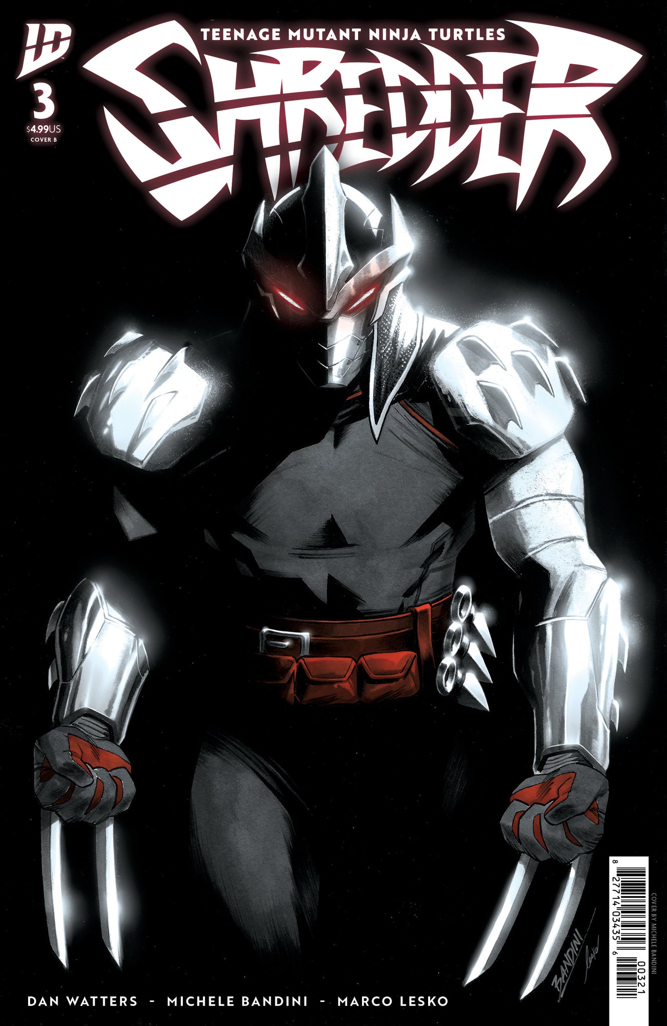 Teenage Mutant Ninja Turtles: Shredder #3 Bandini Cover