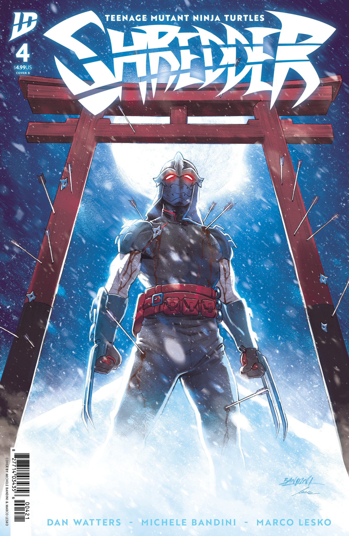 Teenage Mutant Ninja Turtles: Shredder #4  Bandini Cover