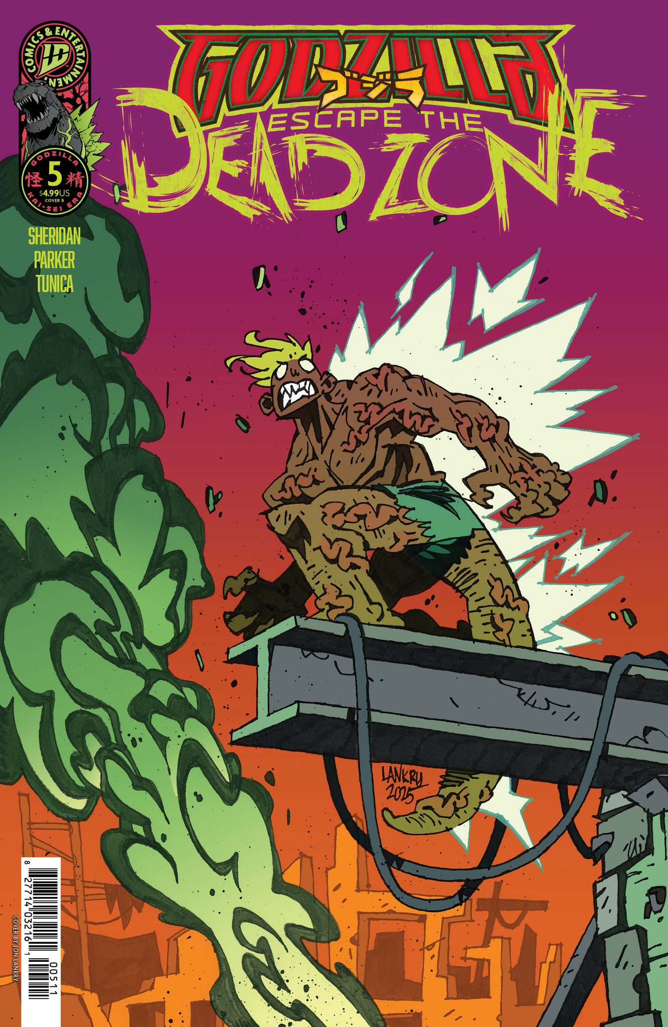 Godzilla: Escape The Deadzone [Kai-Sei Era] #5  Lankry Cover