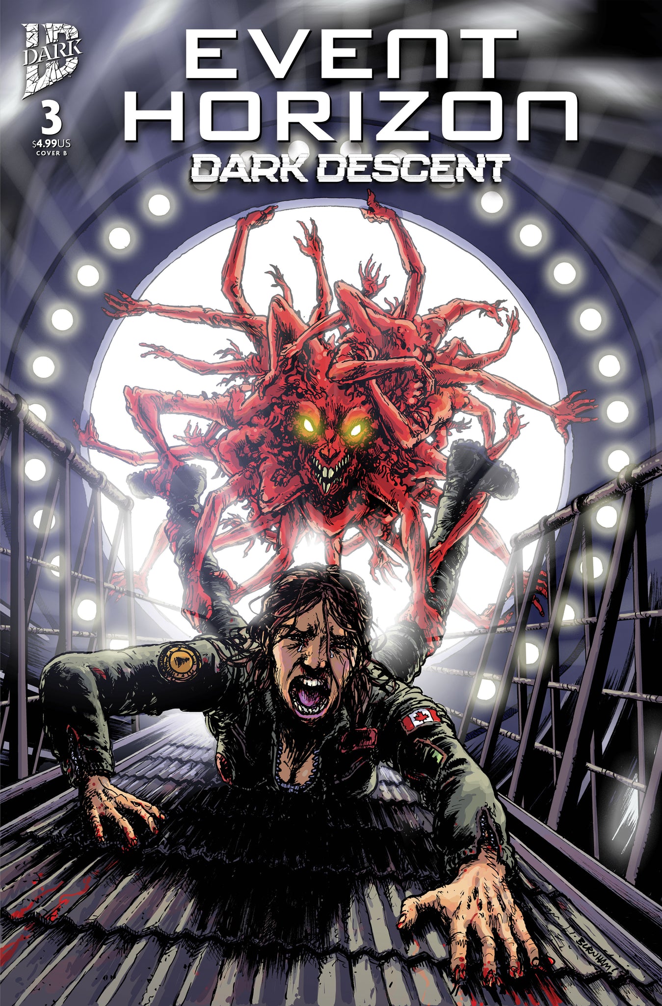 Event Horizon: Dark Descent #3  Burnhan Cover