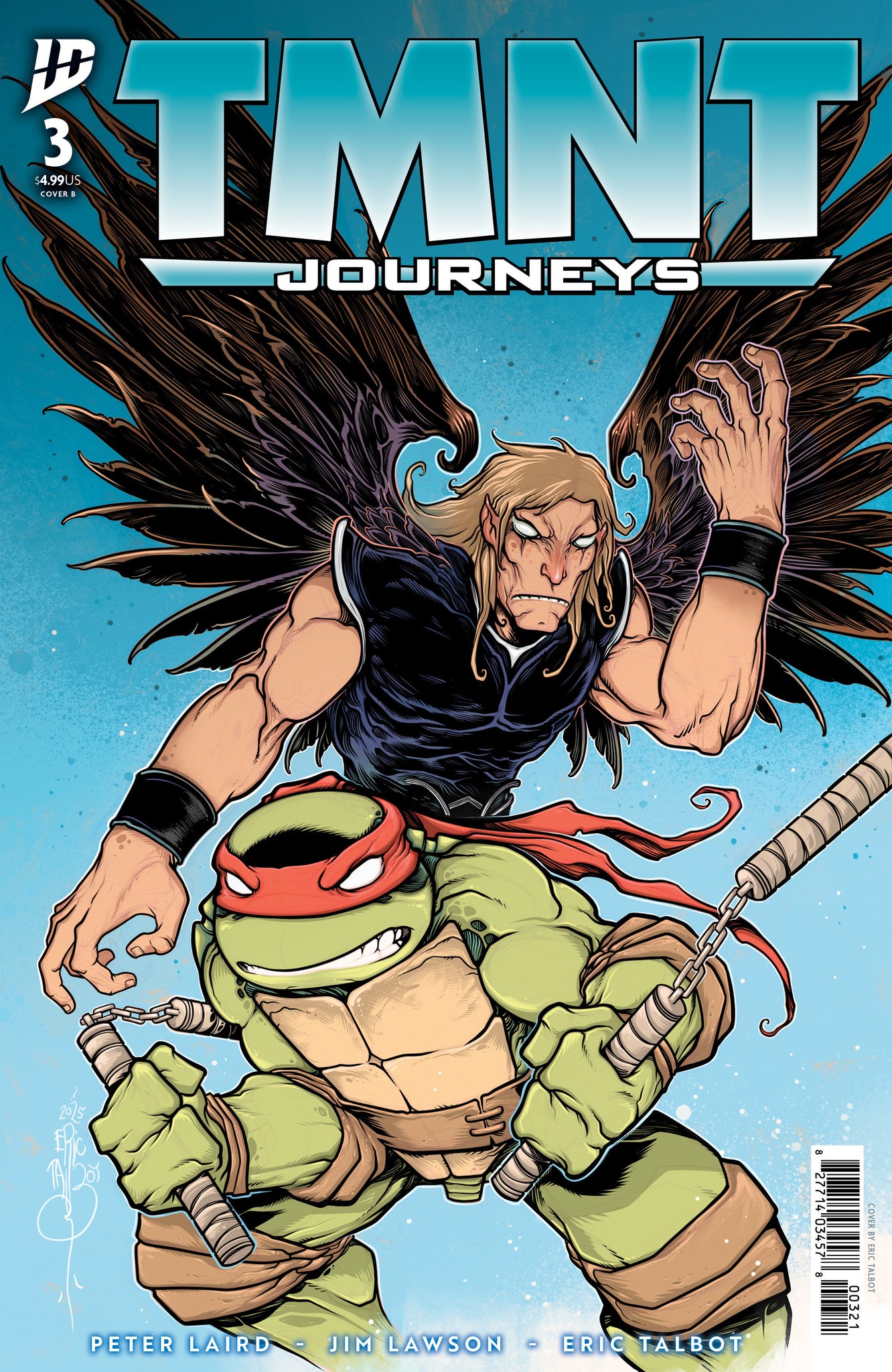 Teenage Mutant Ninja Turtles:  Journeys #3  Talbot Cover