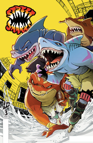 Street Sharks #3  Santtos Cover