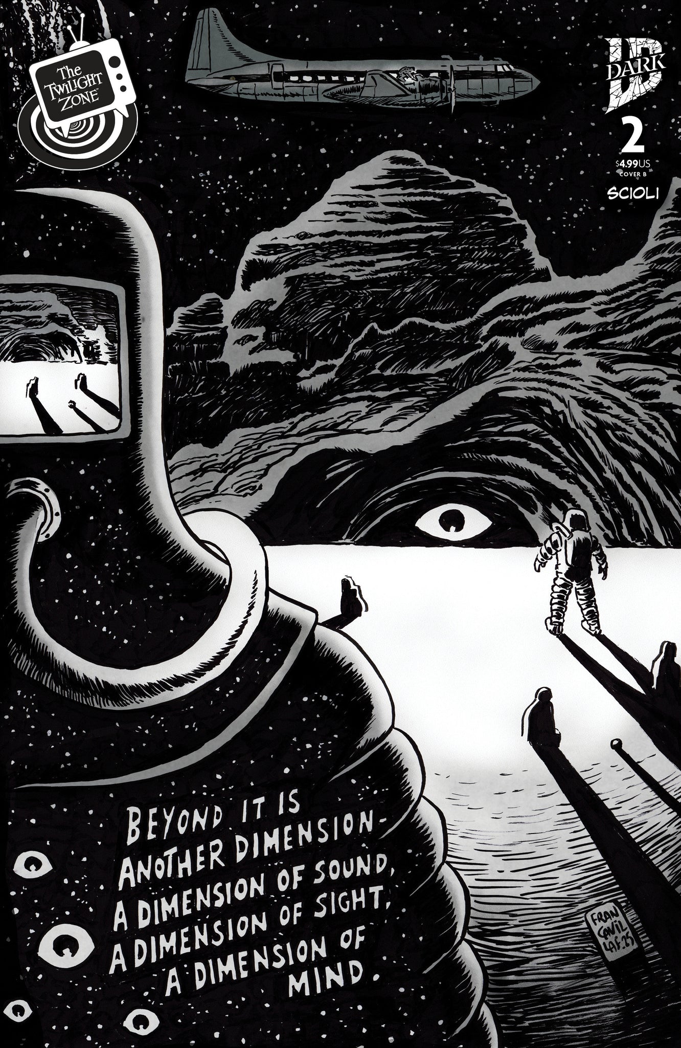 The Twilight Zone #2  Francavilla Connecting Cover