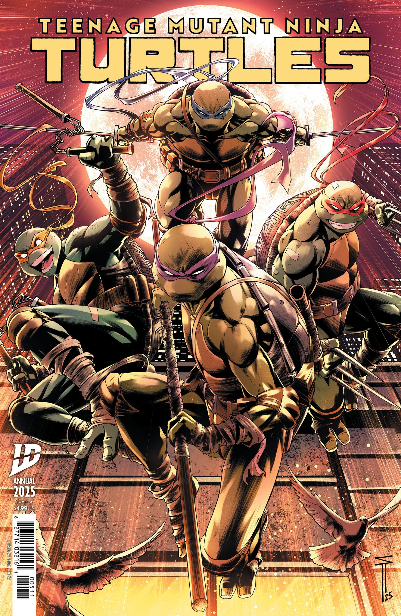 Teenage Mutant Ninja Turtles: Annual 2025 Acuña Cover