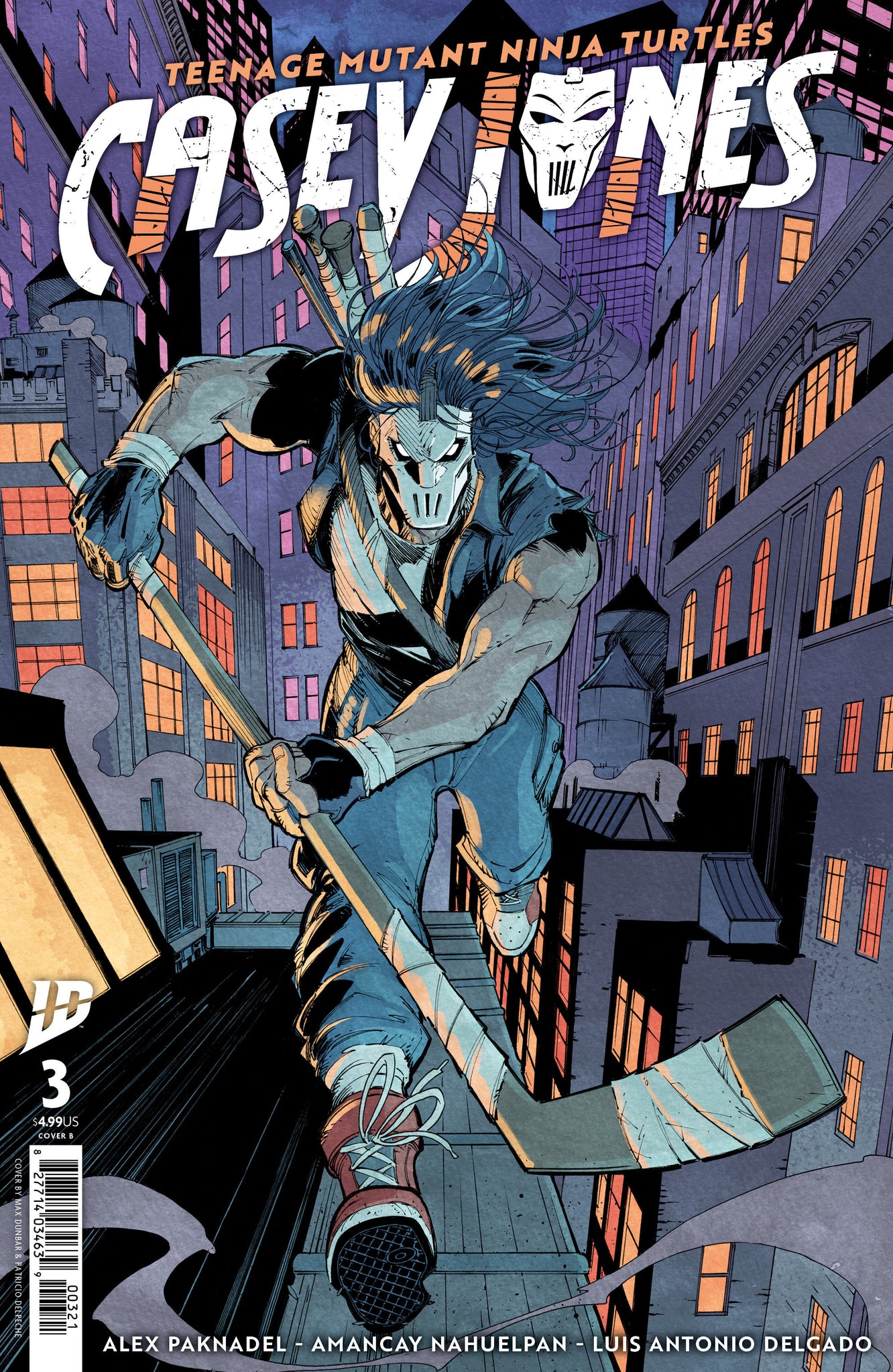 Teenage Mutant Ninja Turtles: Casey Jones #3  Dunbar Cover