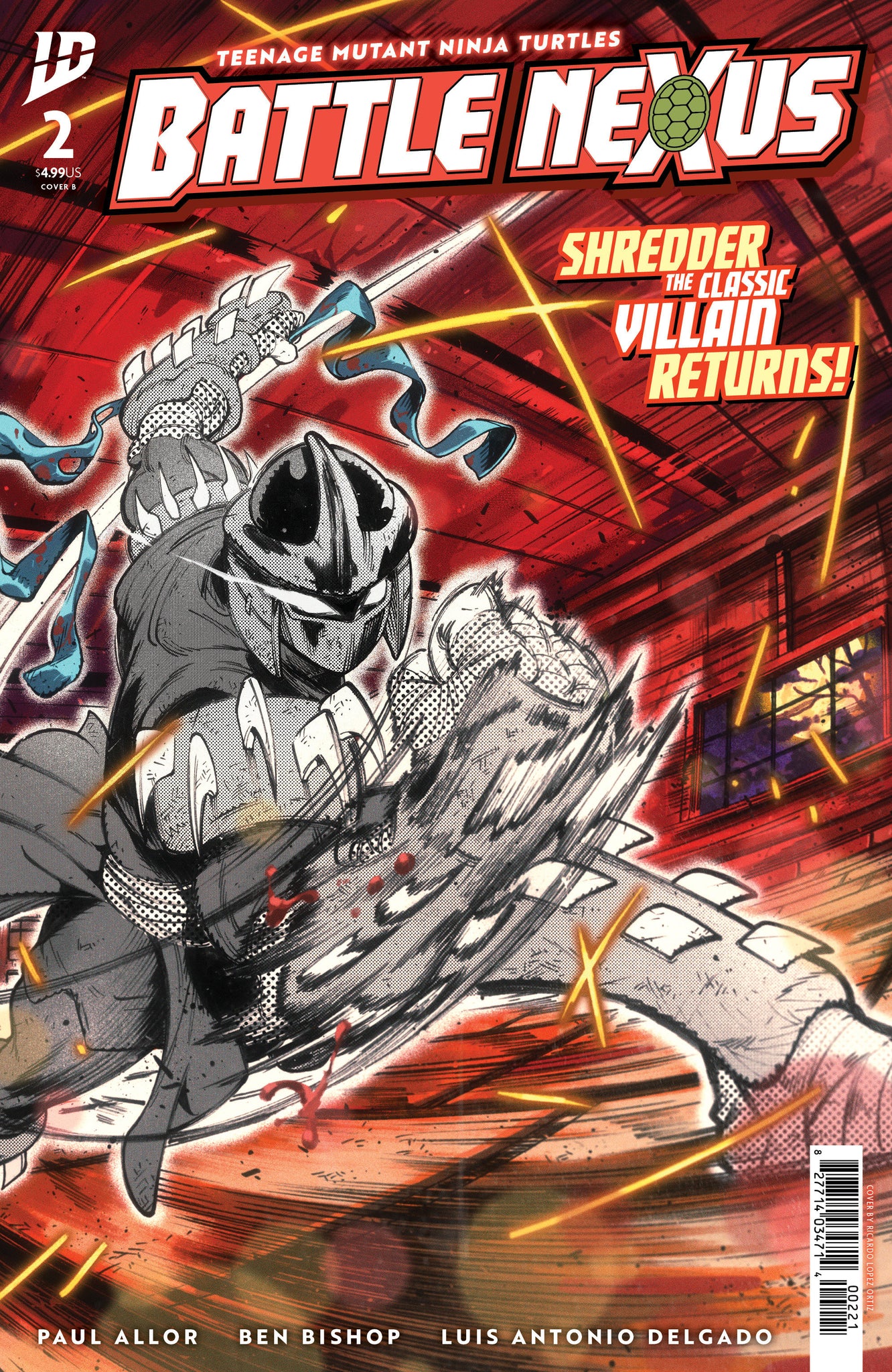 Teenage Mutant Ninja Turtles: Battle Nexus #2  Ortiz Cover